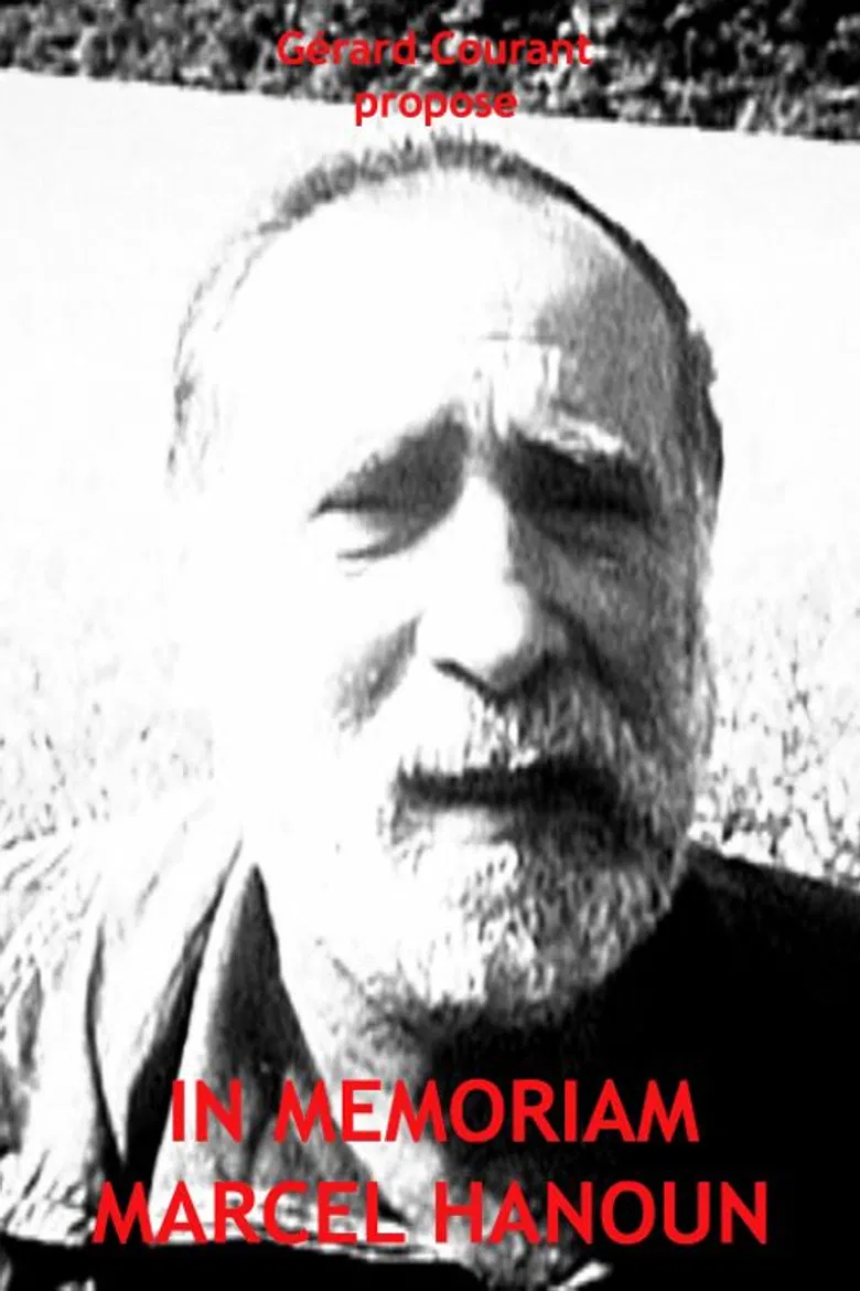 In Memoriam Marcel Hanoun poster background