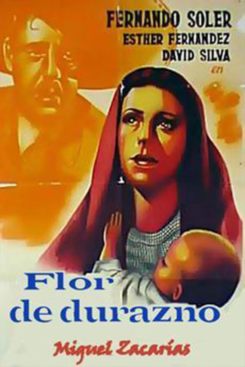Flor de durazno poster background