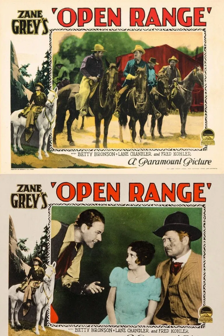 Open Range poster background