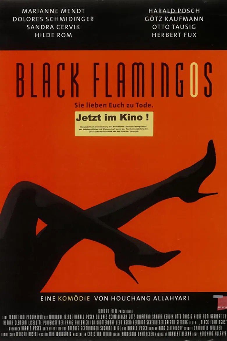 Black Flamingos - Sie lieben euch zu Tode poster background