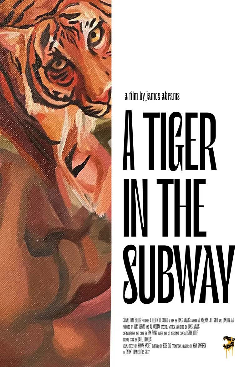 A Tiger in the Subway poster background