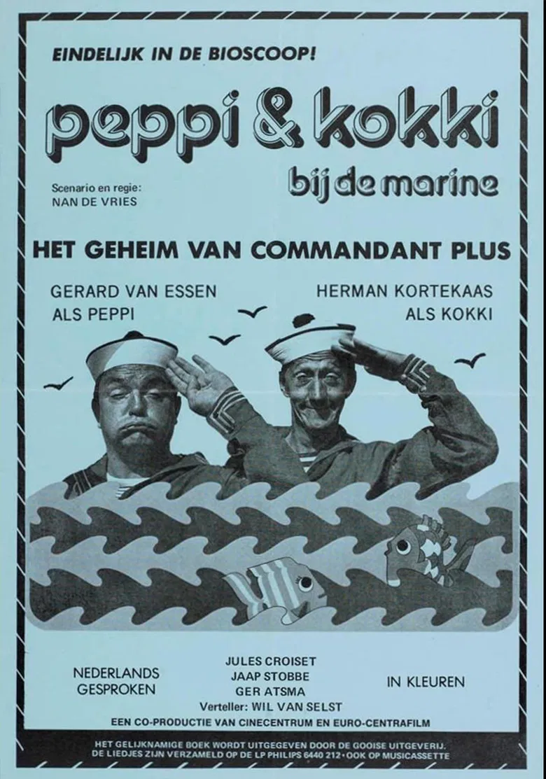 Peppi & Kokki bij de marine - Het geheim van Kommandant Plus poster background