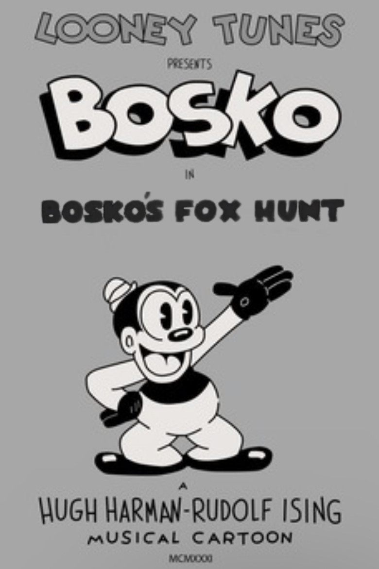 Bosko's Fox Hunt poster background