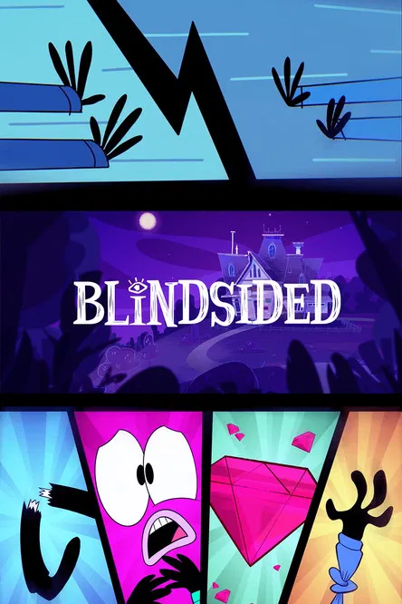 Blindsided poster background