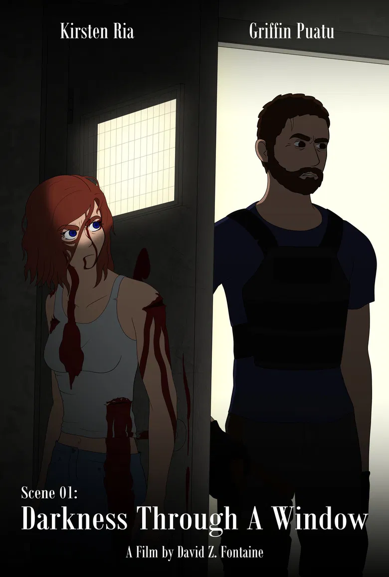 Scene 01: Darkness Through A Window poster background