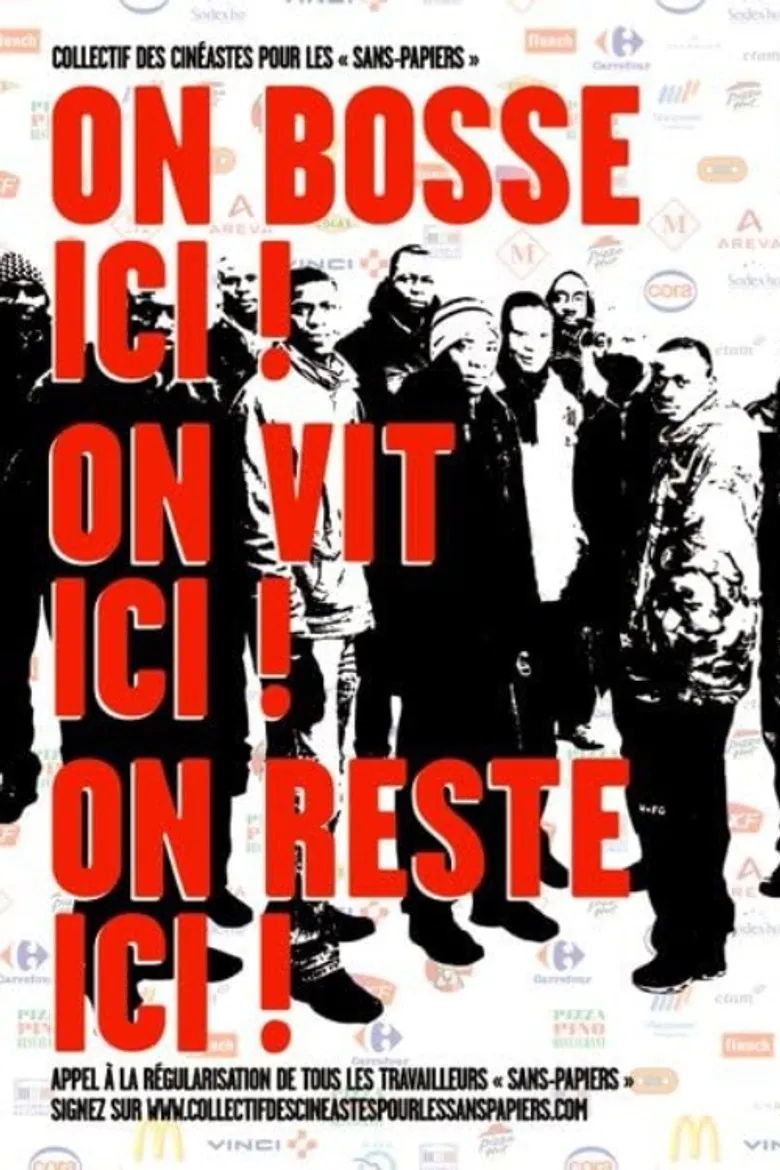 On bosse ici! On vit ici! On reste ici! poster background