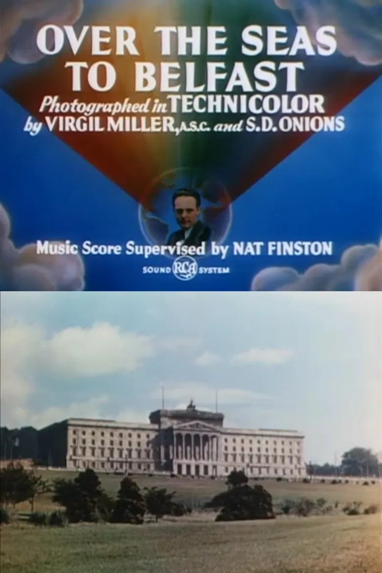 Over the Seas to Belfast poster background