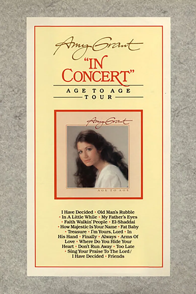 In Concert: Age To Age Tour poster background