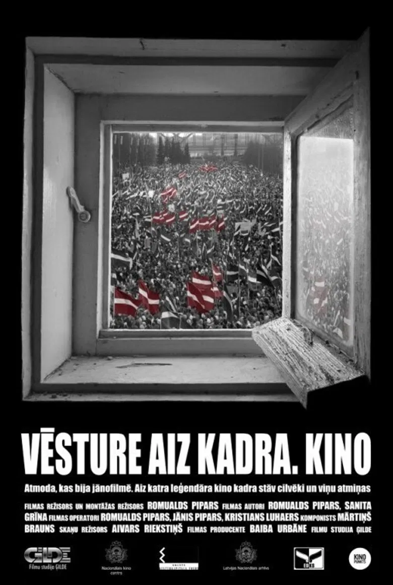 History Behind The Screen. 35 mm poster background