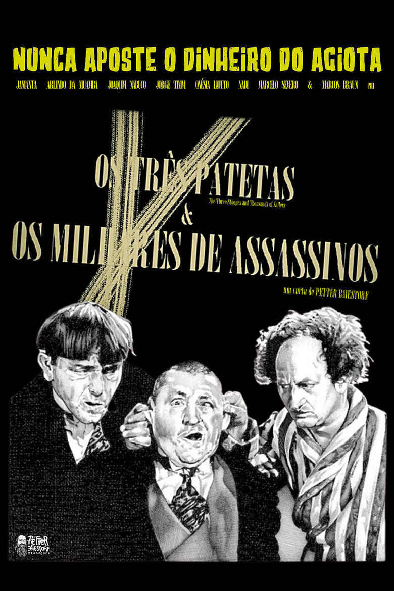 The Three Stooges and Thousands of Killers poster background