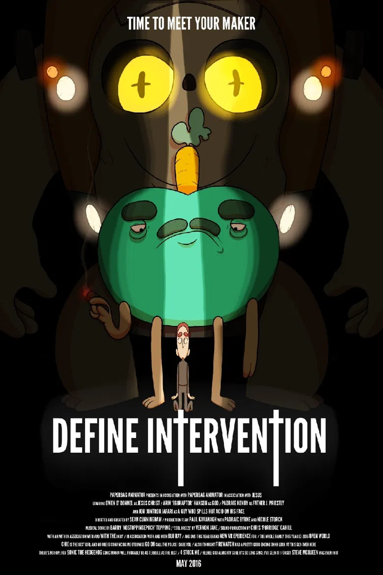 Define Intervention poster background