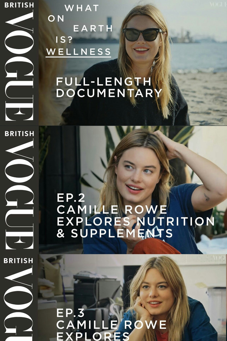 Camille Rowe Asks What On Earth Is Wellness? poster background