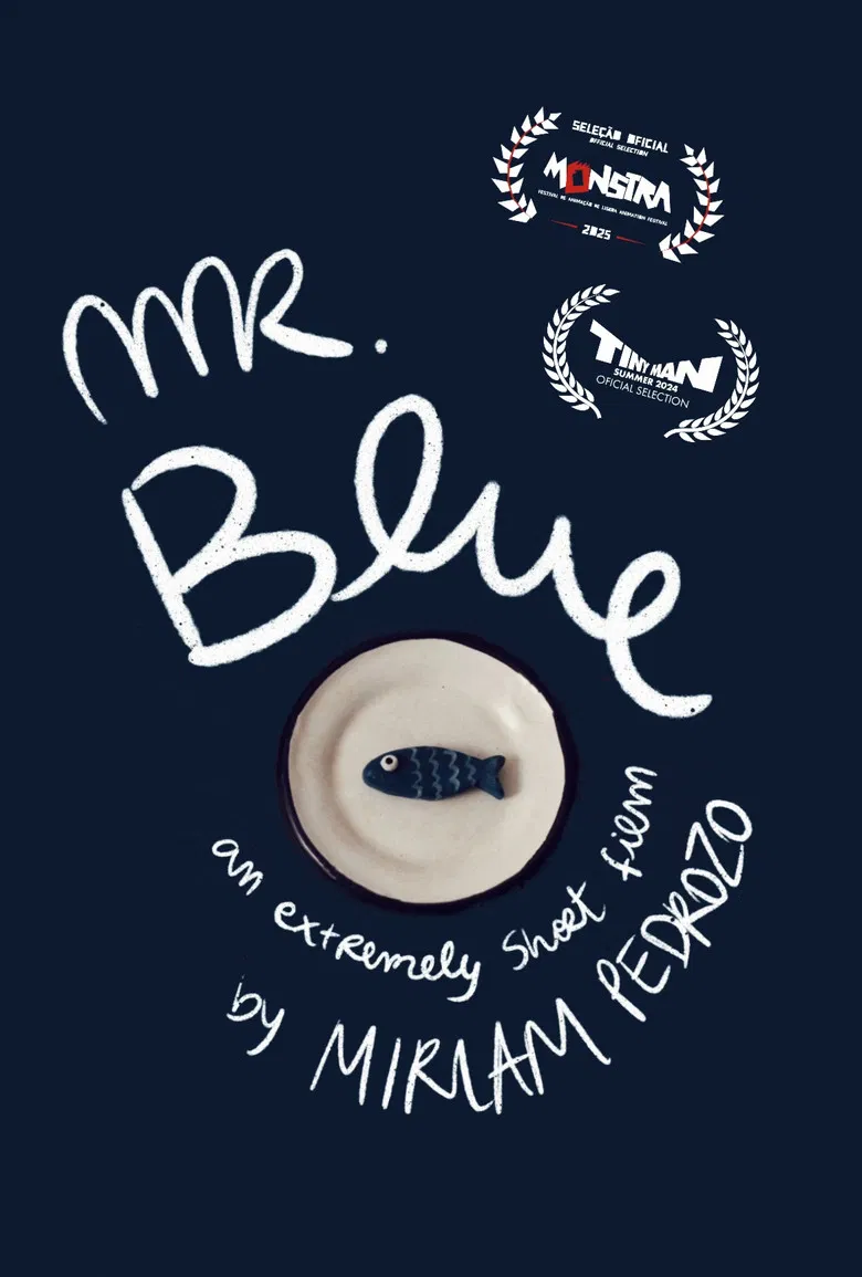 Mr. Blue poster background
