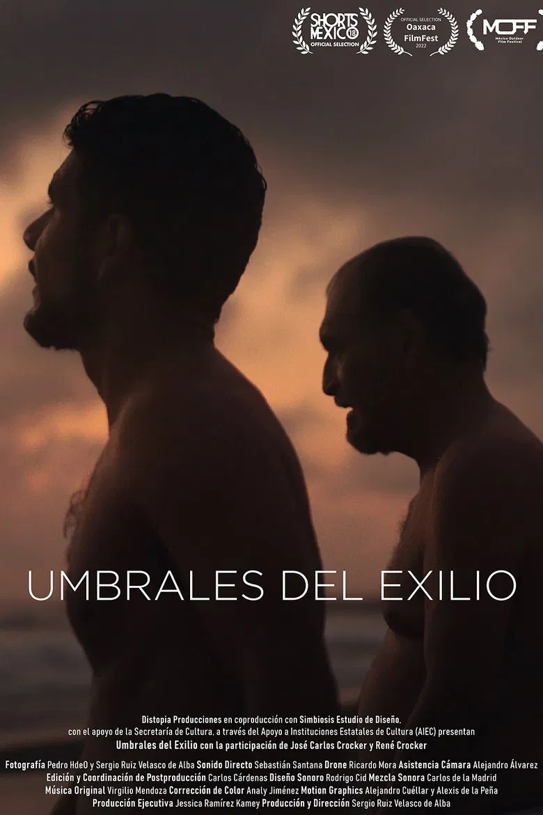 Umbrales del exilio poster background