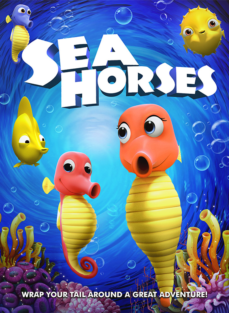 Sea Horses poster background