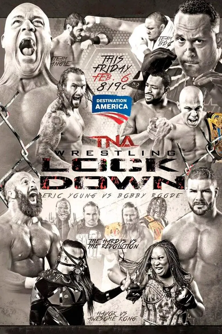 TNA LockDown 2015 poster background