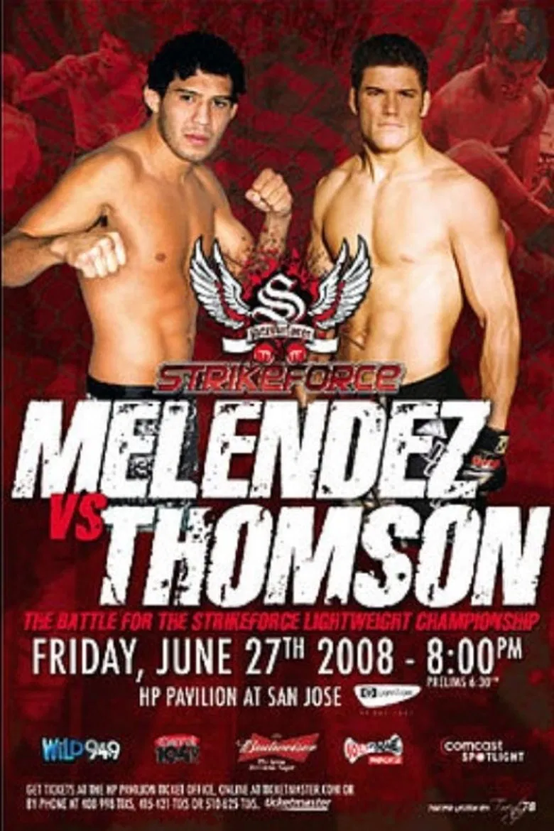 Strikeforce: Melendez vs. Thomson poster background