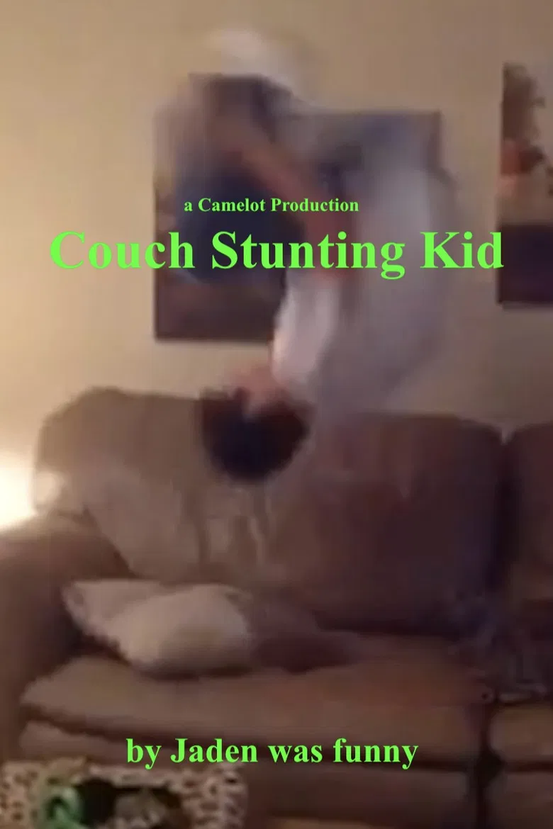 Couch Stunting Kid poster background