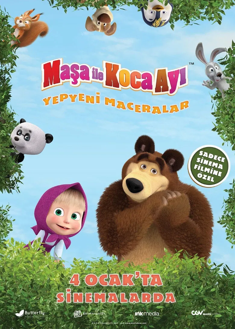 Masha i Medved 3 poster background