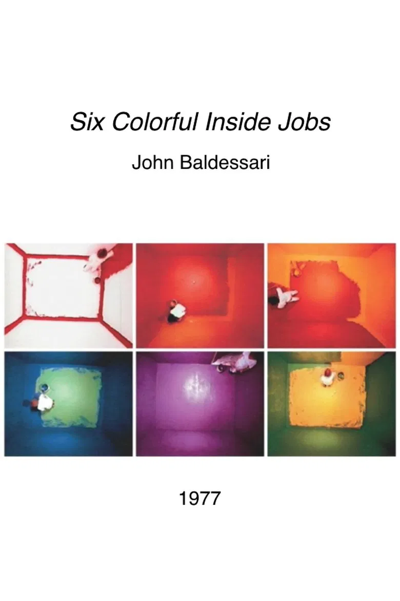 Six Colorful Inside Jobs poster background