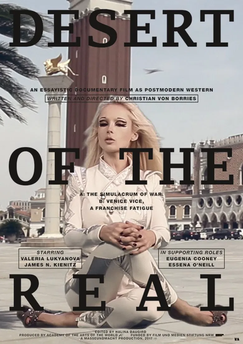 Desert of the Real poster background