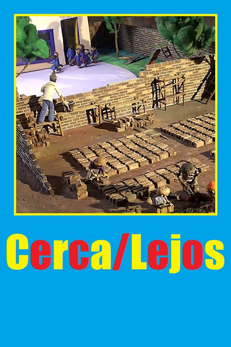 Cerca/Lejos poster background