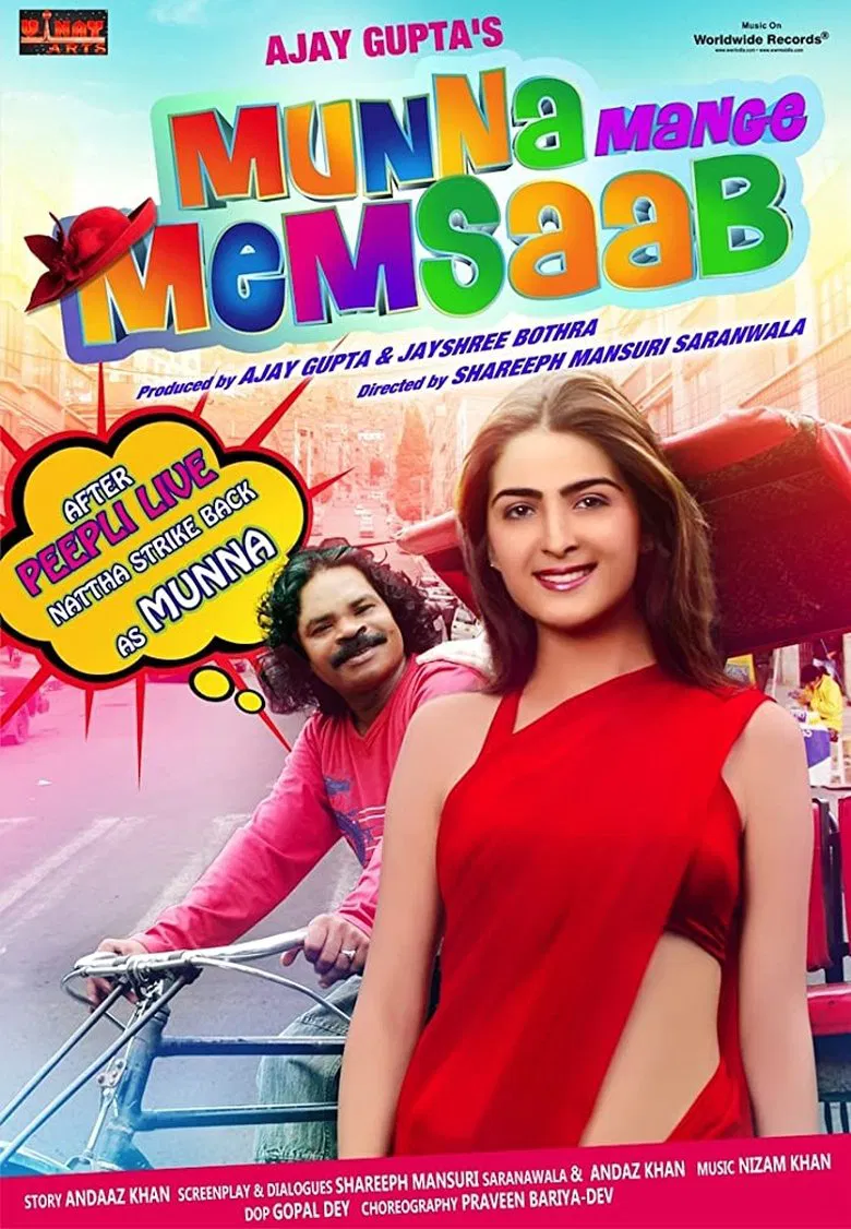Munna Mange Memsaab poster background