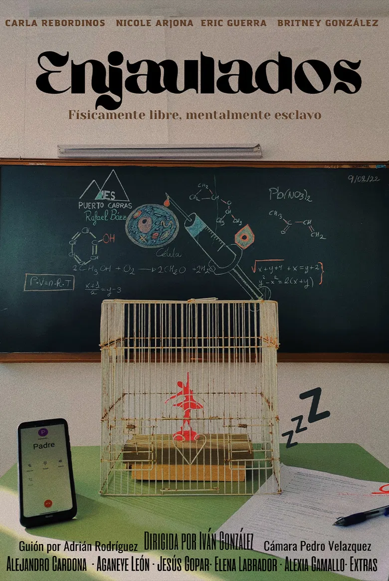 Enjaulados poster background