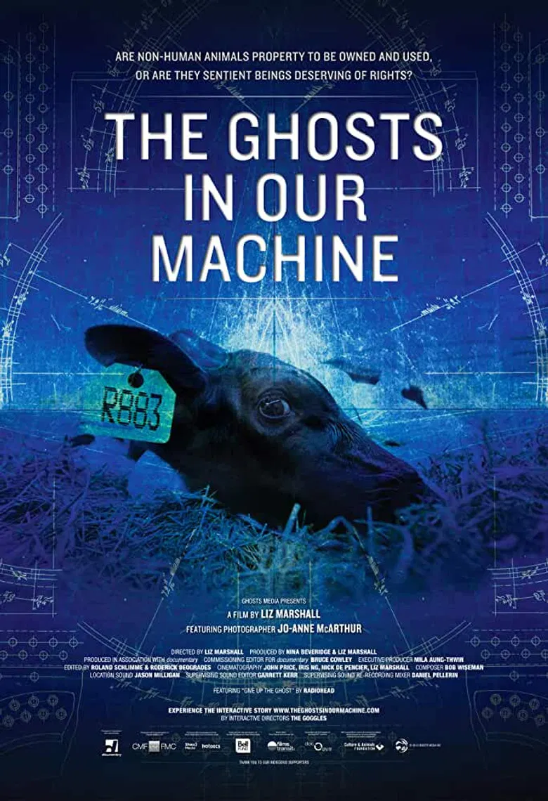 The Ghosts in Our Machine poster background