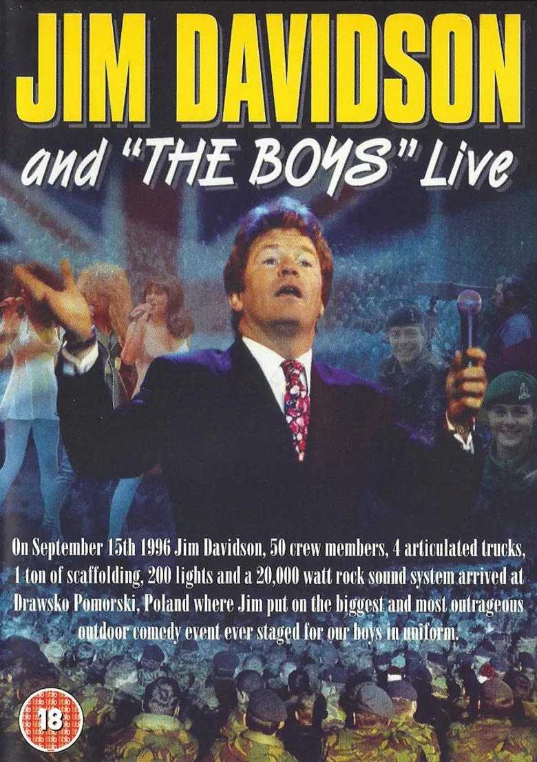 Jim Davidson and 'The Boys' Live poster background