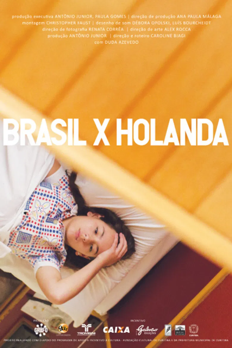 Brasil x Holanda poster background