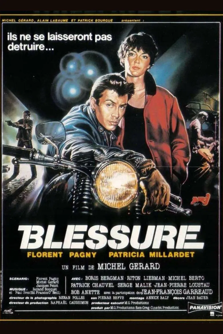 Blessure poster background