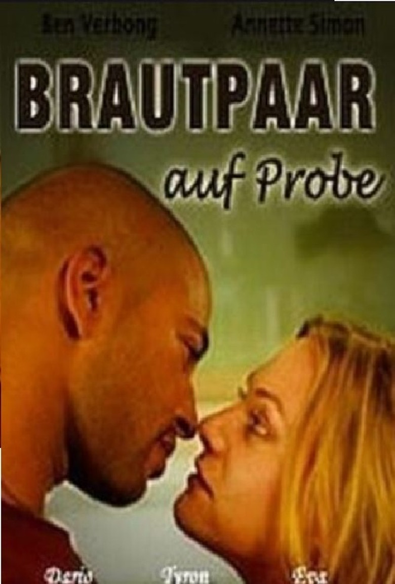 Brautpaar auf Probe poster background
