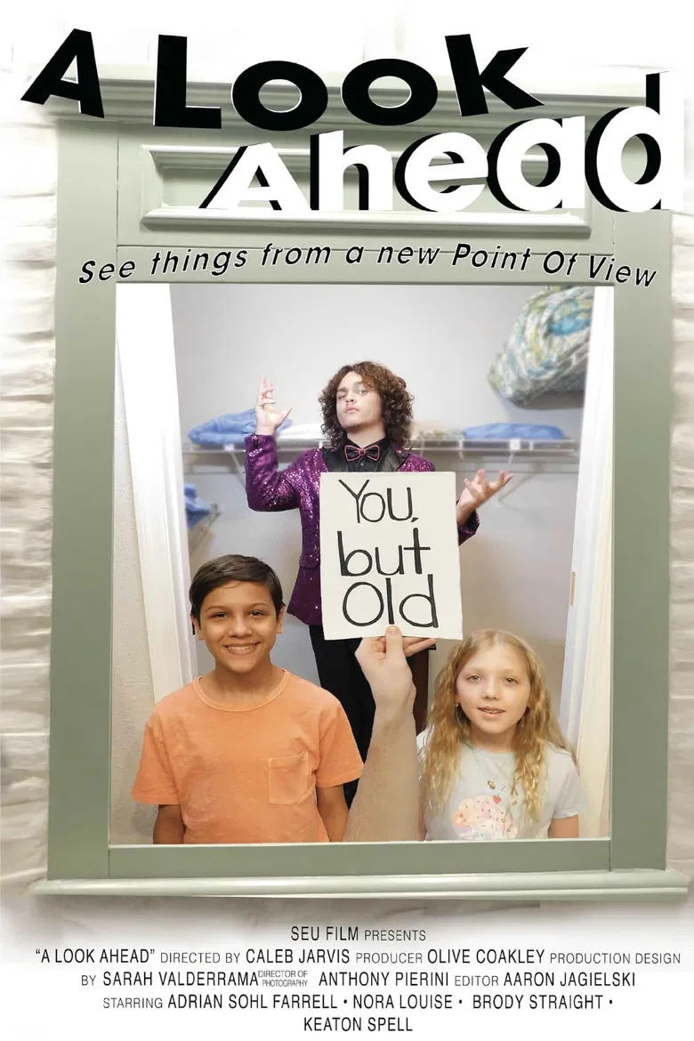 A Look Ahead poster background