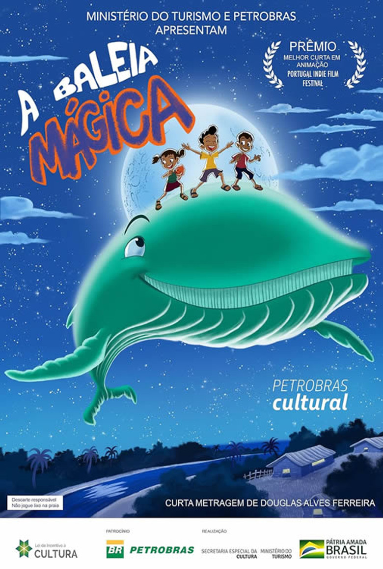A Baleia Mágica poster background