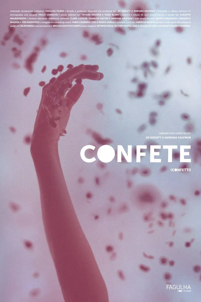 Confetti poster background