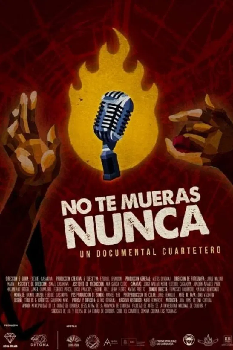 No te mueras nunca poster background