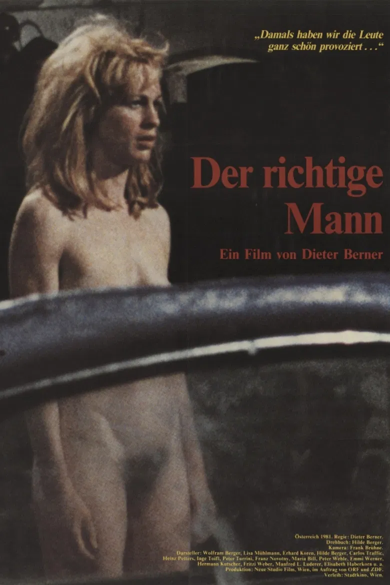 Der richtige Mann poster background