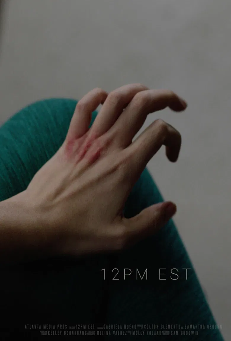 12pm EST poster background