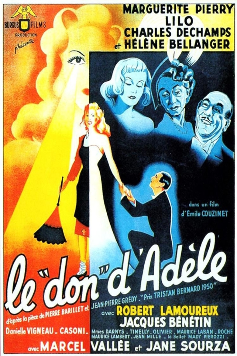 Le Don d'Adèle poster background