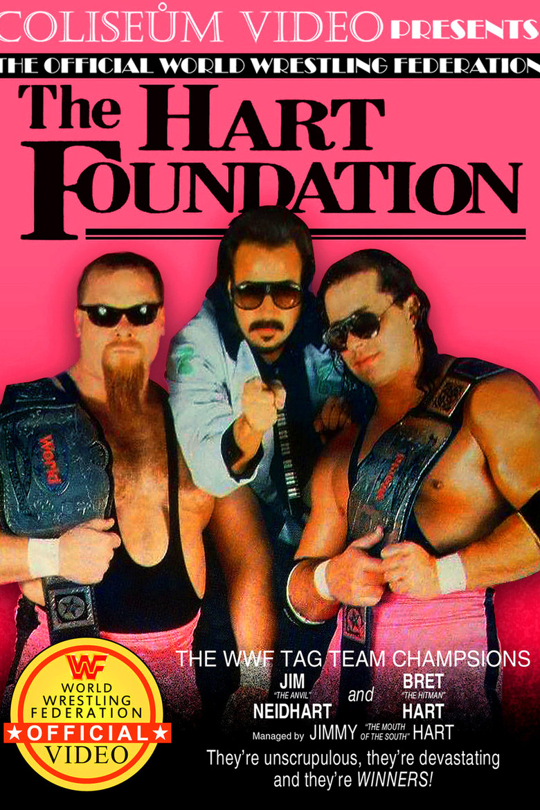 WWE The Hart Foundation poster background