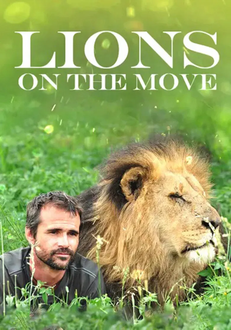 Lions on the Move poster background