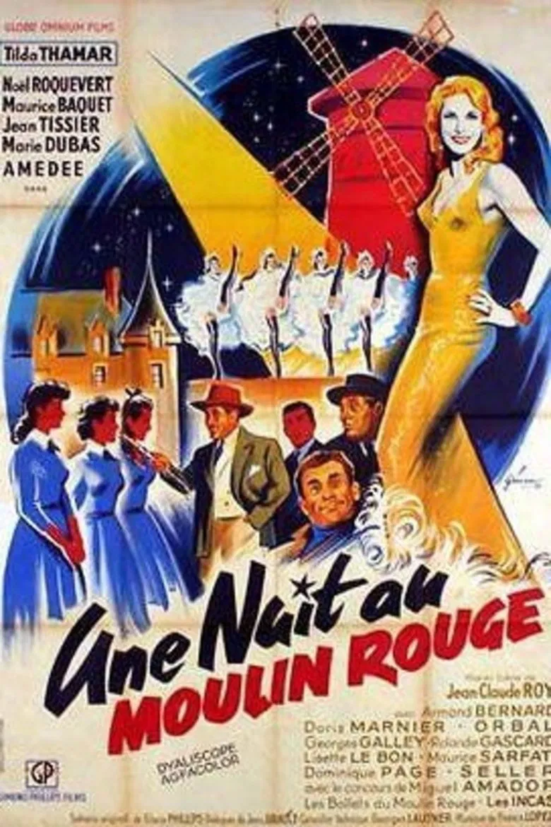 A Night at the Moulin Rouge poster background