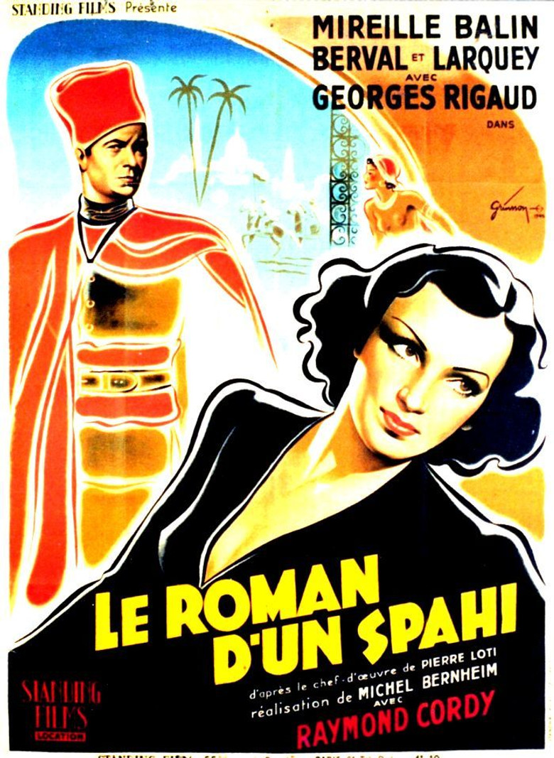 Le Roman d'un spahi poster background