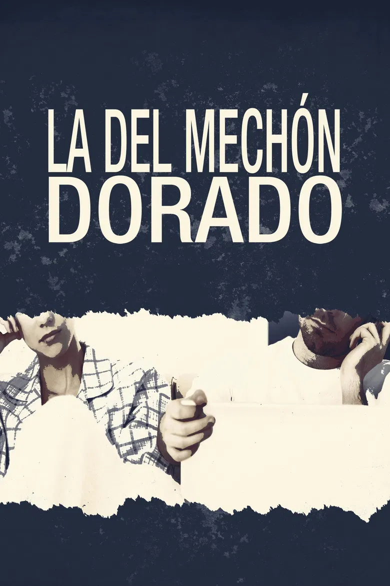 La del mechón dorado poster background