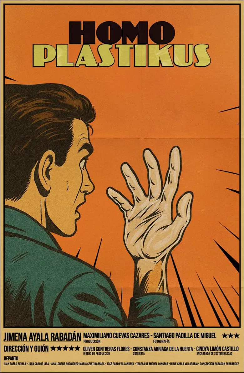 Homo Plastikus poster background