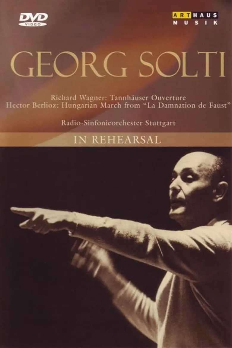 Georg Solti: In Rehearsal poster background