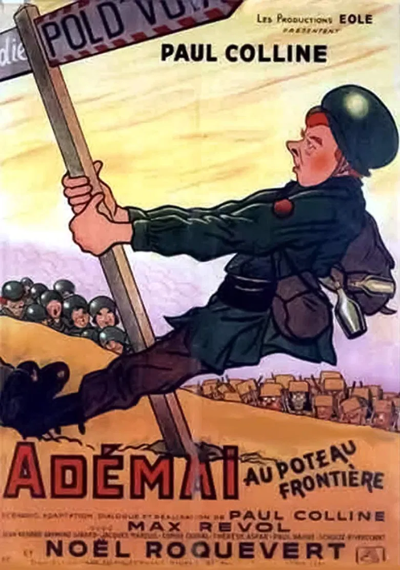 Adémaï at the border post poster background