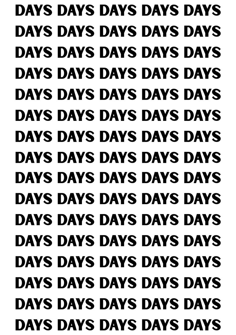 Days poster background