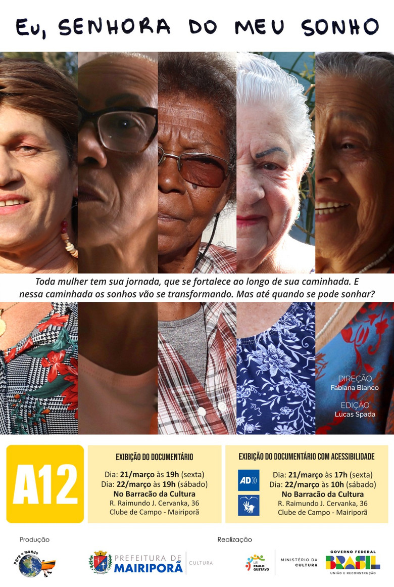 Eu, Senhora Do Meu Sonho poster background